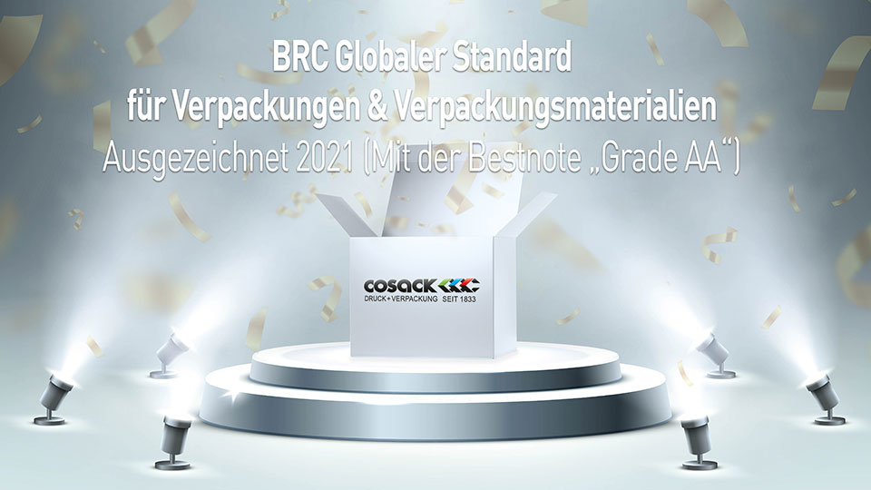 Cosack-Druck-BRC-Zertifizierung